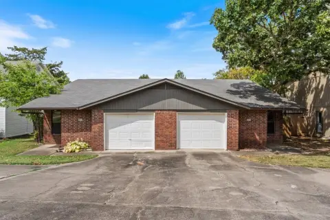 All-Brick Duplex With Garages