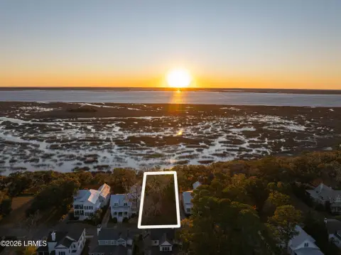 Marsh-Front Lot with Sunset Views