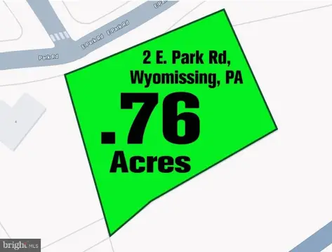 Residential Land in Wyomissing, PA