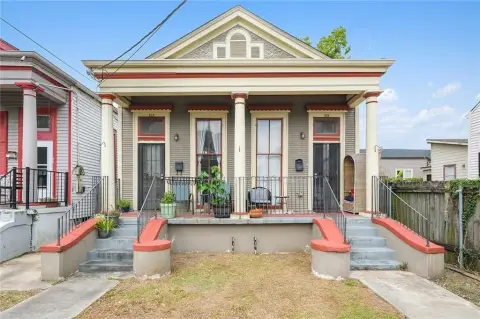 Shotgun Duplex with Porches