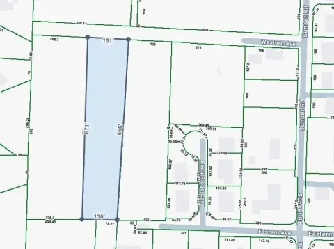 Land in Memphis Under Powerlines