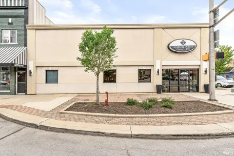 Downtown Office Building with Attached Signage