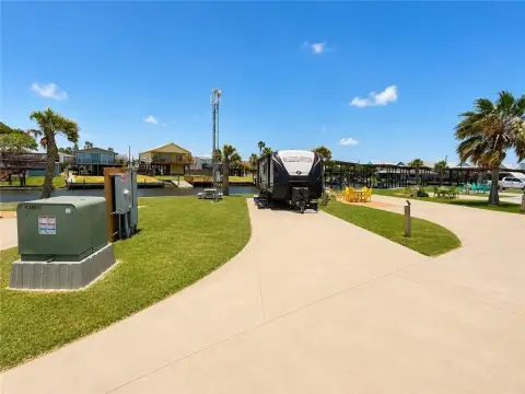 Canal-Front RV Resort Site