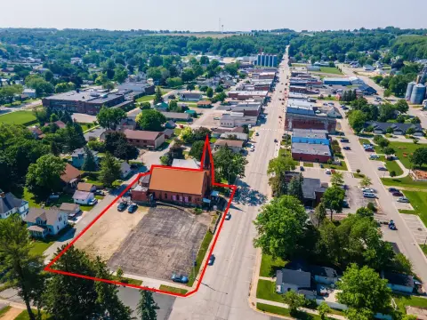 Church Property with Separate Parking Lots