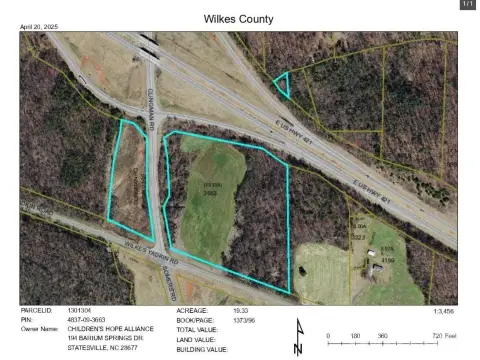 Commercial Land Parcel in Ronda, NC