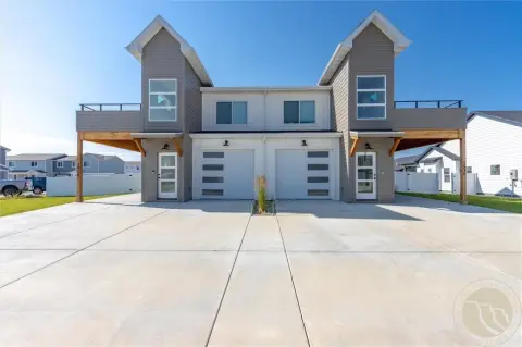 Modern Duplex Under Construction