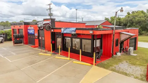 Auto Shop Building with Open Layout