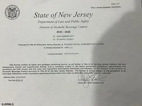 Liquor License in Egg Harbor