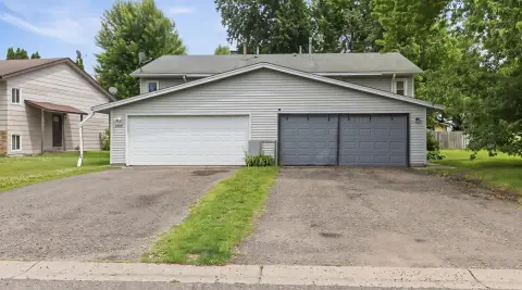 Side-by-Side Duplex with 2-Car Garages