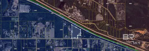 Robertsdale Land with Wooded Setting