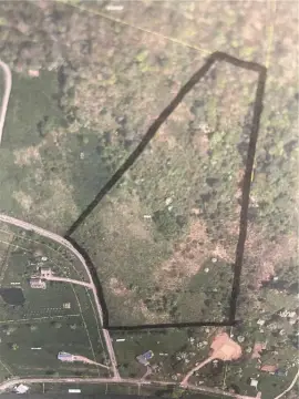 Scenic Land with Pond and Stream