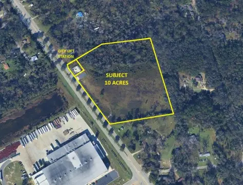 Industrial Land with Paved Driveway