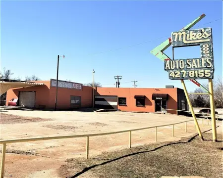 Brick Auto Service Building