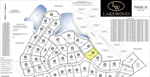 Land in Lakewood Subdivision