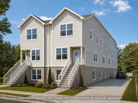 New-Construction Duplex with Rooftop Solar