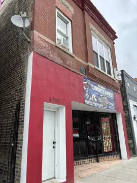 Brick Storefront Restaurant with Storage