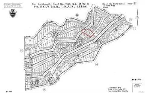 Undeveloped Land in Cedar Glen