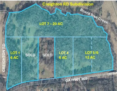 Creek Frontage Estate Lot