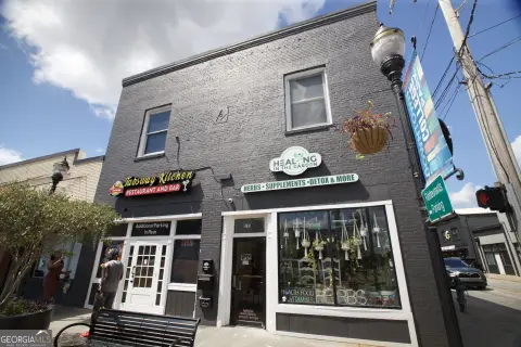 Brick Shopping Center with Loft