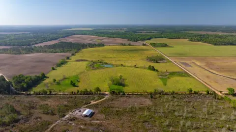 Fenced Pasture with Irrigation Pivot