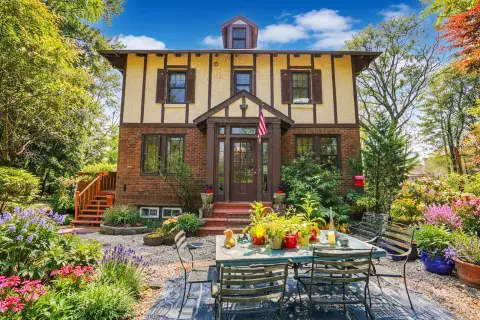 Detached Single-Family Home with Pond