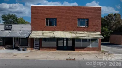 Storefront Building with Unfinished Upper Level