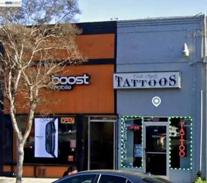 Concrete Storefront Retail Property