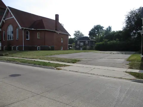 Mostly Paved Parking Lot