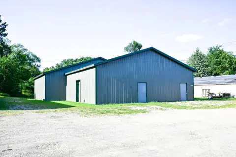 Warehouse Building with Overhead Doors