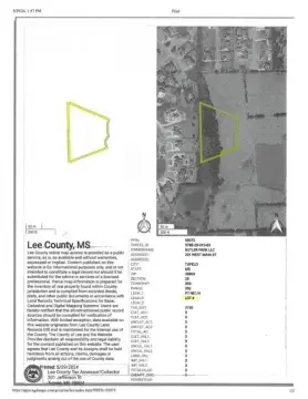 Tupelo Land with Lake Views