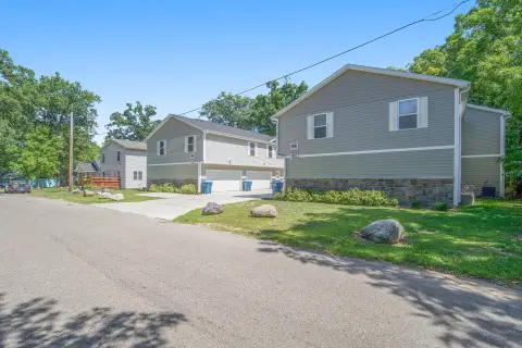 Student Housing Quadplex with Garages