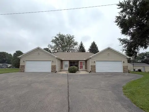 Side-by-Side Duplex with Garages