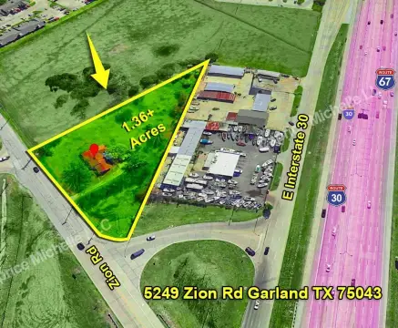 Light Industrial Land with Existing Home