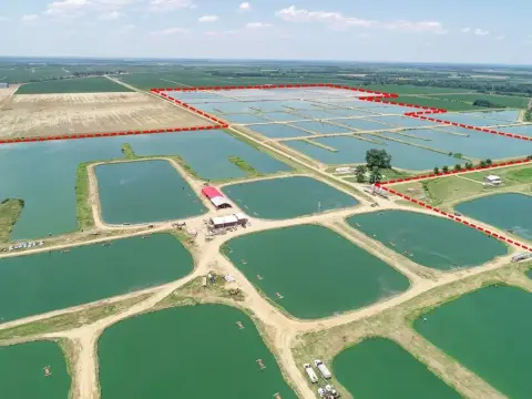 376-Acre Working Fish Farm