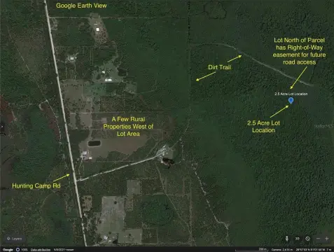 2.5 Acres Unimproved Land