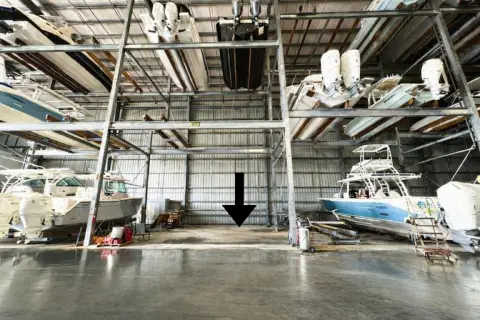 Dry Storage Boat Slip in Destin