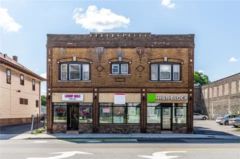 Brick Mixed-Use Building