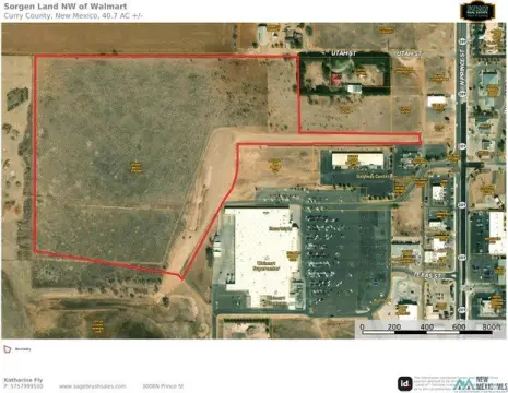 Cross-Fenced Commercial Land