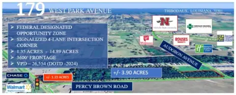 Signalized Commercial Corner Land