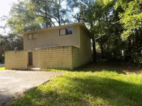 Concrete Block Duplex with Balconies