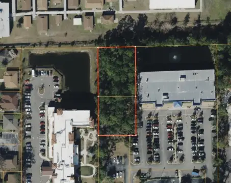 Vacant Commercial Land with 30-Foot Easement