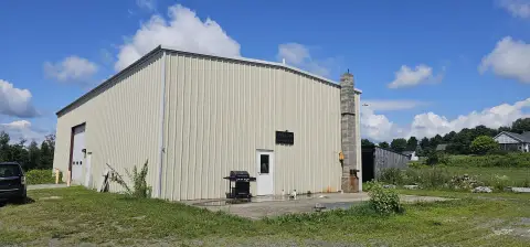 Skowhegan Commercial Building with Crane