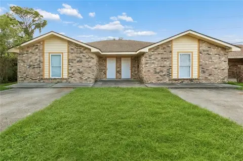 Brick Duplex with Separate Driveways