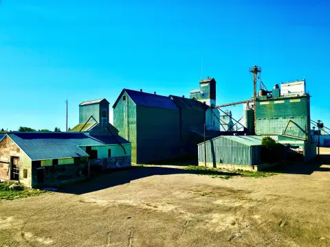Historic Grain Elevator in Conrad