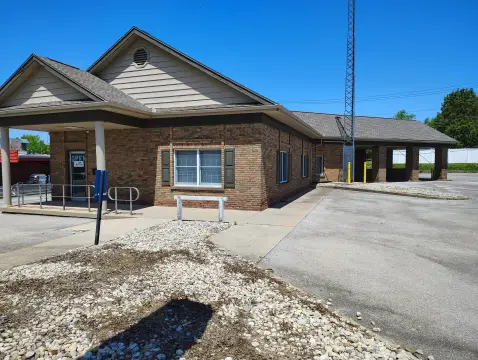Brick Bank Building with Drive-Through