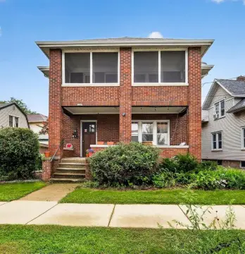 All-Brick Duplex with Porches