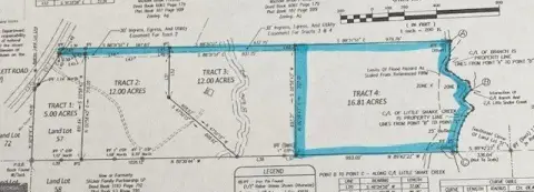 Wooded Acreage with Creek Frontage