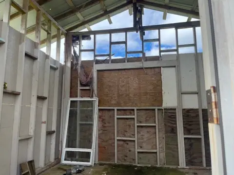 Volcano Land with Fruit Trees