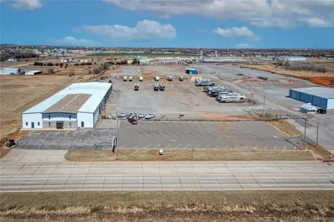 Industrial Warehouse with Overhead Crane