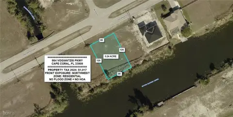 Cape Coral Freshwater Canal Lot